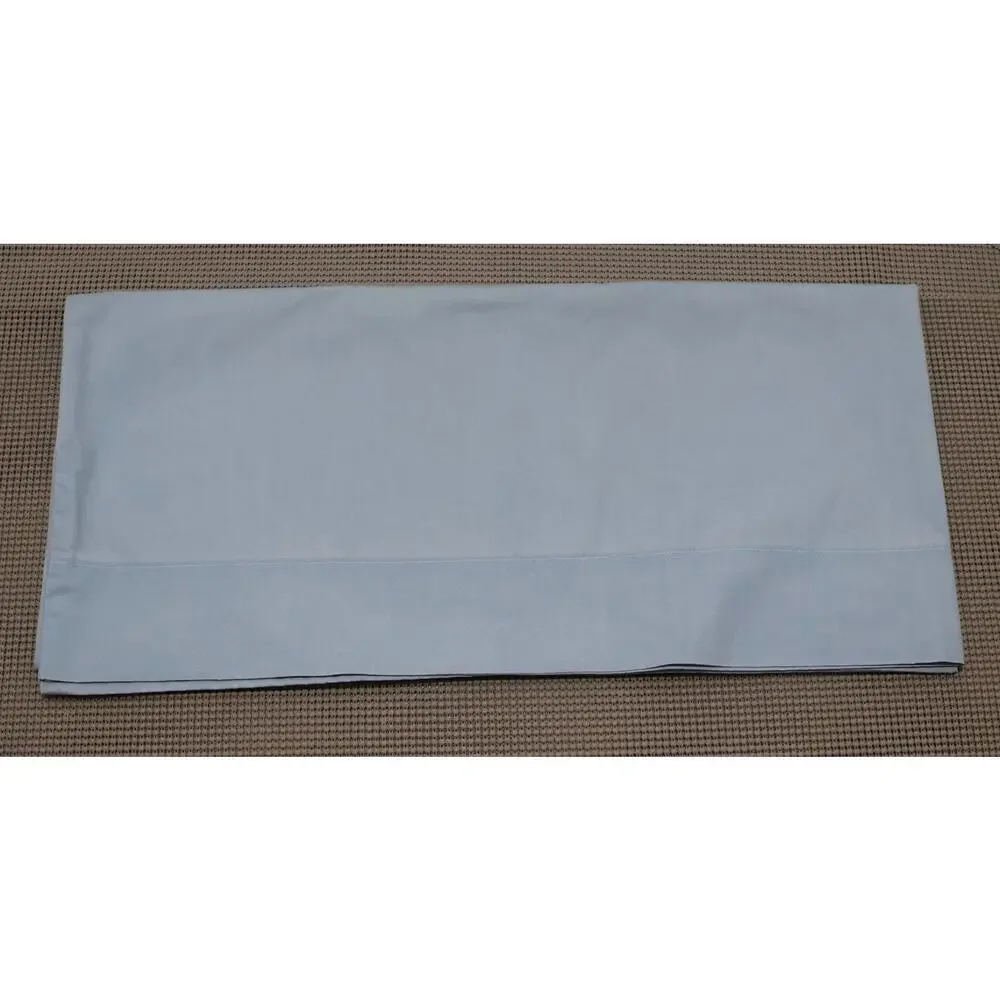 Louisville Bedding King Pillowcase 50/50 Cotton Polyester Blue Made USA